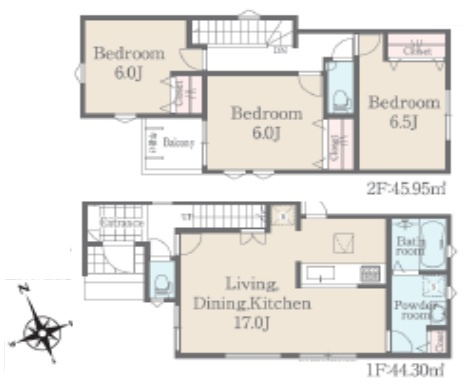 明石市朝霧台の間取り|間取り図はこちら♪