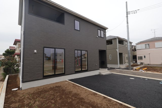 《仲介手数料無料》上尾市大字大谷本郷363-1(3号棟)新築一戸建てクレイドルガーデンの外観|撮影日 2025年10月21日 15:20 曇り