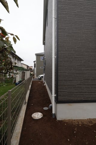 《仲介手数料無料》上尾市大字大谷本郷363-1(3号棟)新築一戸建てクレイドルガーデンの外観|撮影日 2025年10月21日 15:20 曇り