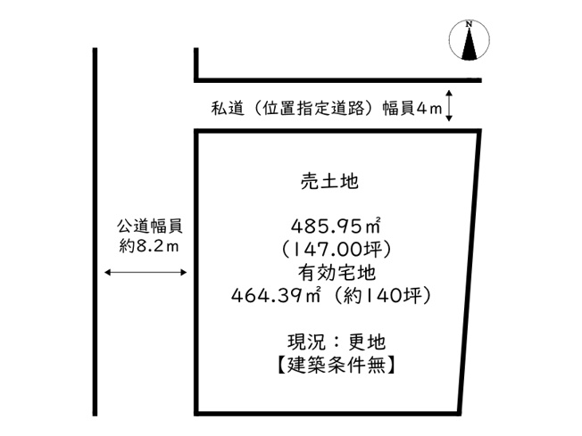 【土地図】 | 姫路市網干区新在家／売土地