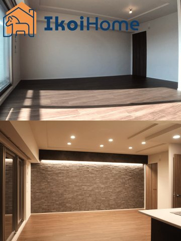 神戸市西区学園西町2丁目　中古の居間・リビング|●年中無休・当日予約可●リフォーム事例：寝室内装工事　間接照明などをつけて、おしゃにもできます。