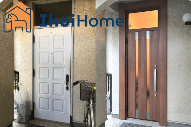 神戸市西区学園西町2丁目　中古の内装|●年中無休・当日予約可●リフォーム事例：玄関ドア工事　30万円～　住宅ローン利用可