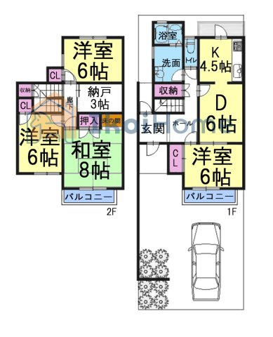 神戸市西区学園西町2丁目　中古の間取り|●年中無休：当日予約可●DK10.5帖！3LDK＋S♪2台駐車可！収納豊富なお家♪