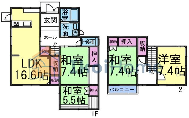 神戸市西区竹の台５丁目　中古戸建の間取り|【ホームページに現地動画掲載中】●年中無休：当日予約可●水回り設備全て交換済！4LDK＋お庭付き！
