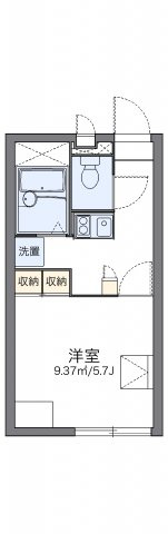 レオパレス立田の杜の間取り|代表的な間取のため実際の間取とは異なる場合があります