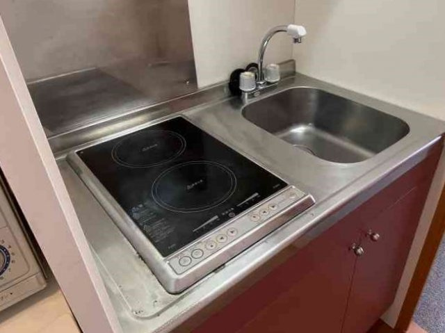 レオパレスフローラル合志館のキッチン|設備・仕様は号室により異なる為、現況を優先致します。