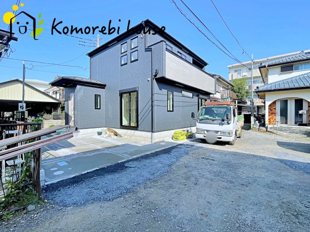 桶川市末広　6期　新築一戸建て　グラファーレ　01の前面道路含む現地写真|前面道路含む現地写真です