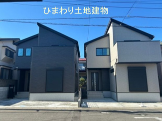 【外観】 | 藤沢市亀井野 2号棟 1期 | 南向き　木造アスファルトシングル葺2階建　完成済み