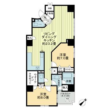 グランドステージ海岸通りの間取り