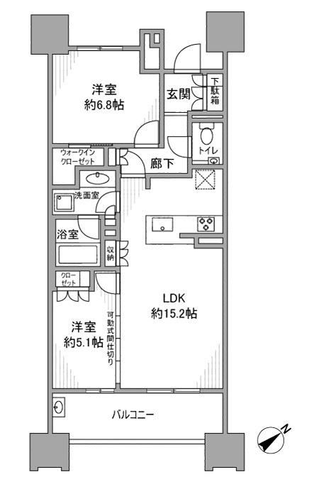 ザ・パークハウス名古屋の間取り