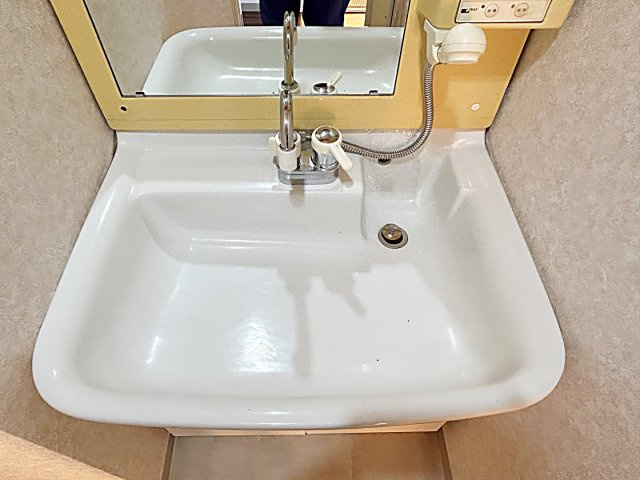 第２ブルーサンテ横地の独立洗面台|独立洗面台あり、毎朝おしゃれに忙しい女性の方におすすめです