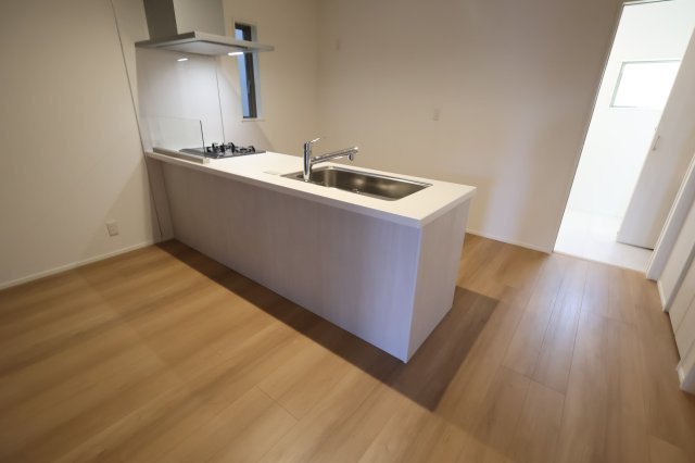 《仲介手数料無料》南区大字太田窪2610-4新築一戸建てミラスモのキッチン|撮影日 2025年11月19日 14:30 晴れ