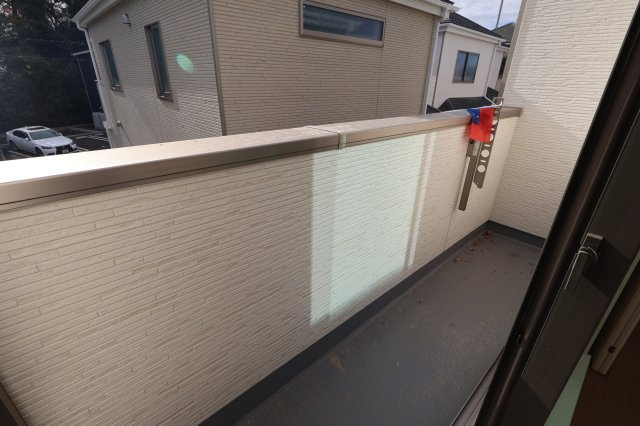 《仲介手数料無料》緑区大字三室615-1(K号棟)新築一戸建てハートフルタウンのバルコニー