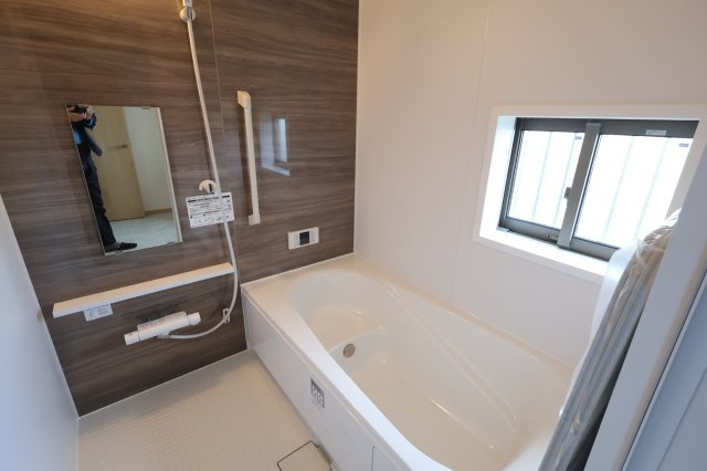 《仲介手数料無料》緑区大字三室615-1新築一戸建てハートフルタウンの浴室