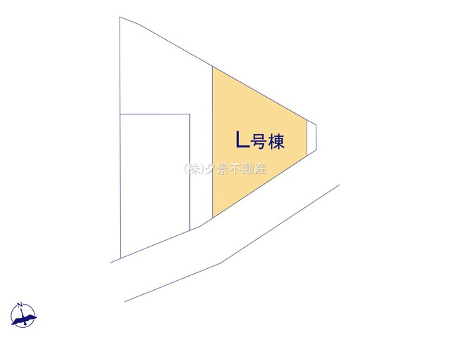 《仲介手数料無料》緑区大字三室615-1(L号棟)新築一戸建てハートフルタウンの区画図