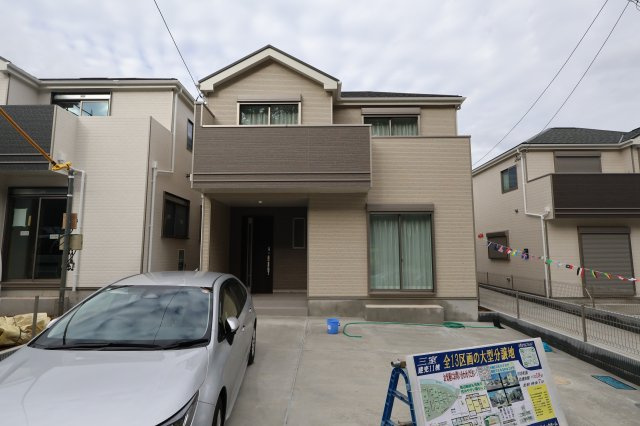 《仲介手数料無料》緑区大字三室615-1(M号棟)新築一戸建てハートフルタウンの外観|撮影日 2025年11月11日 14:00 曇り