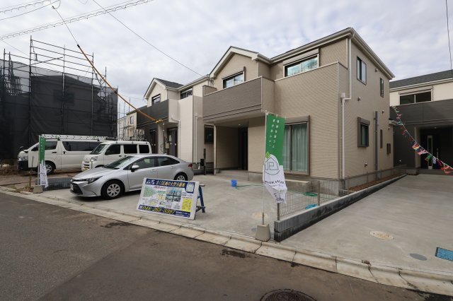 《仲介手数料無料》緑区大字三室615-1(M号棟)新築一戸建てハートフルタウンの外観|撮影日 2025年11月11日 14:00 曇り