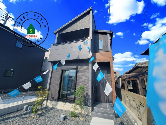 太宰府市都府楼南5丁目第1-3棟（3号棟）の外観|デザイン性のある外観です。