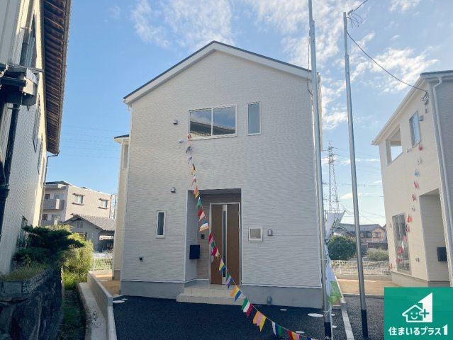 加古川市野口町良野　第12期　新築一戸建ての外観|お客様に長く安心して住んでいだだける事にこだわった家づくり！住んでからのアフターサービスにもしっかりと取り組んでいます！