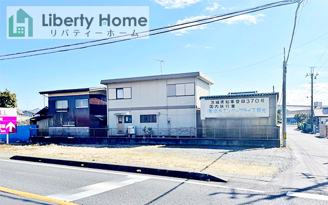 筑西市市野辺　新築戸建の前面道路含む現地写真