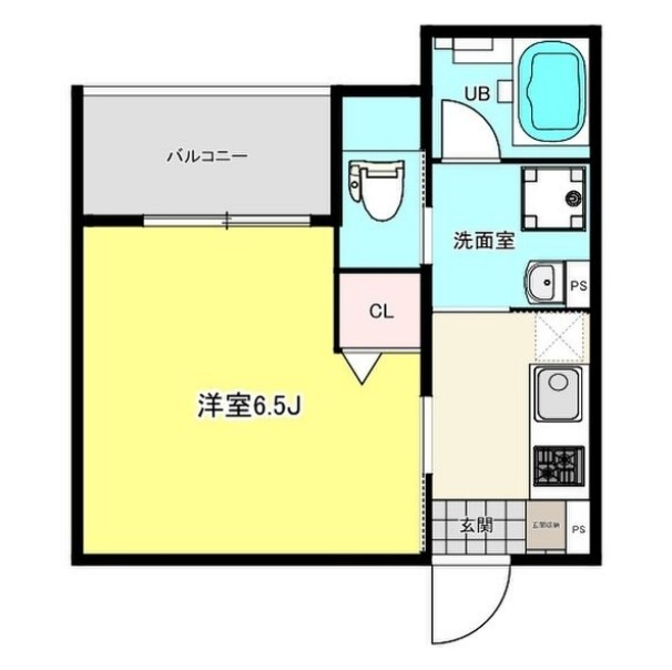 明石市大観町のアパートの間取り
