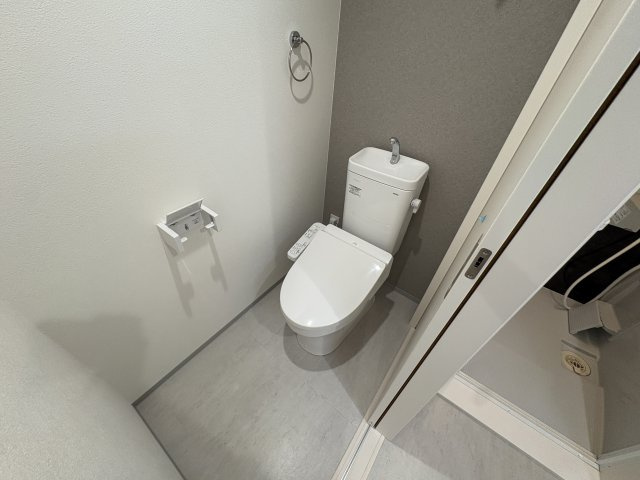 明石市大観町のアパートのトイレ