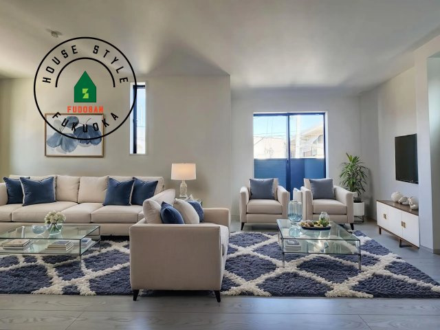 大野城市雑餉隈町1丁目第1-1棟（1号棟）の居間・リビング|明るく開放的なリビングダイニングは豊かな陽光が注ぎ込み、やすらぎの空間を演出してくれます。ご家族で楽しいひとときをお過ごし下さい。※家具はCGを合成したものです。