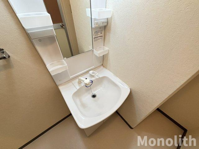 シャトークレールの洗面所