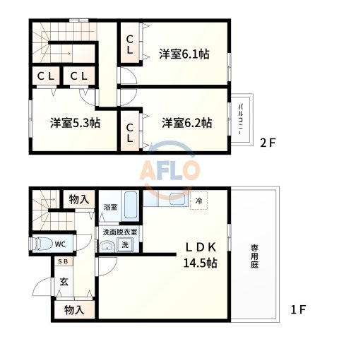 グランパルク　Ａ　放出小学校区の間取り|グランパルク　Ａ　間取り