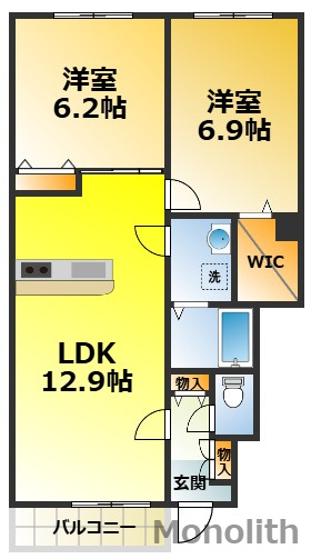ソレアードの間取り