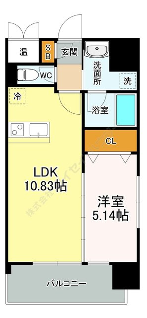 セントフィールド榴ヶ岡アネックスの間取り