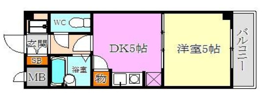 メゾンユムールの間取り