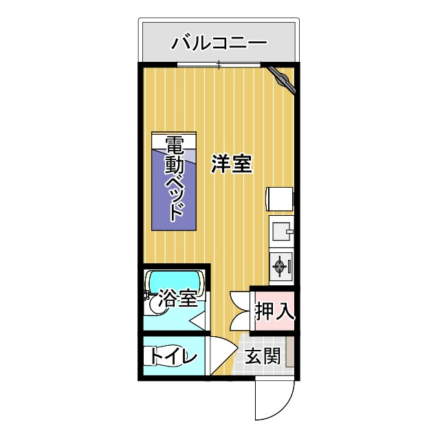 弐番館の間取り