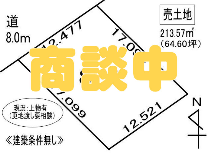 登別市若草町6丁目8-3　土地