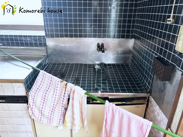 比企郡川島町上伊草　中古一戸建てのキッチン|ガスコンロがおけます