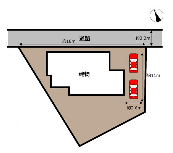 富士宮市淀師の中古一戸建|【現況販売】区画図