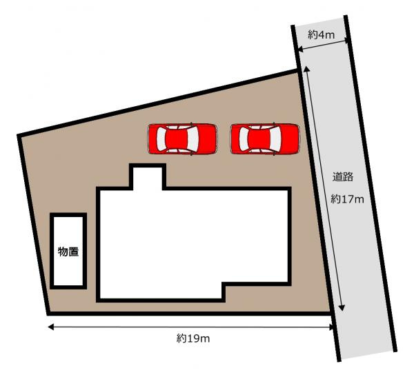 富士市原田の中古一戸建|【現況販売】区画図