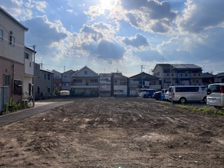 売土地　大東市南津の辺町（建築条件無し更地）の外観