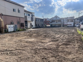 売土地　大東市南津の辺町（建築条件無し更地）の外観