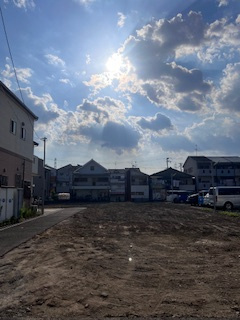 売土地　大東市南津の辺町（建築条件無し更地）の外観
