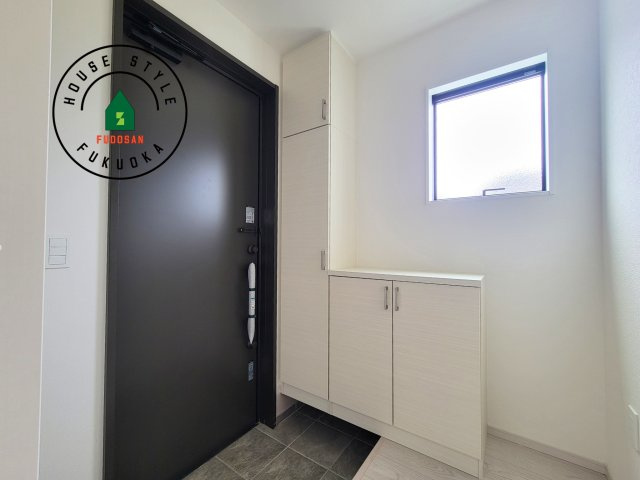 福岡市東区下原2丁目第7-1棟（1号棟）の防犯設備|二重ロックでしっかり防犯対策ができます。