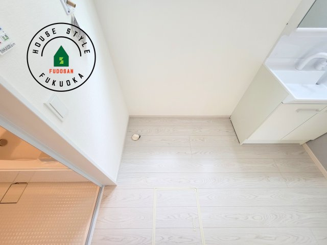 福岡市東区下原2丁目第7-1棟（1号棟）のランドリースペース|ランドリースペースとなります。広々して有効的にご使用できます。 