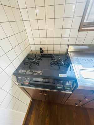 筑後市熊野貸家のキッチン|お料理しやすいキッチンです