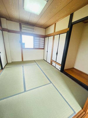 筑後市熊野貸家の和室|和室があれば、来客や子供用のスペースとして活躍します
