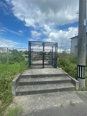 筑後市熊野貸家の駐車場|駐車場完備です