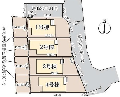【区画図】 | 市川市奉免町