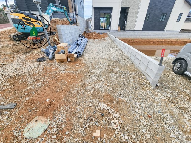 福岡市東区和白5丁目第1-3棟（3号棟）の駐車場|広々した駐車場になります。3台並列駐車となります。