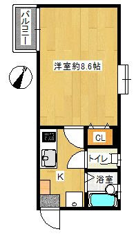 クレアトゥール地行の間取り