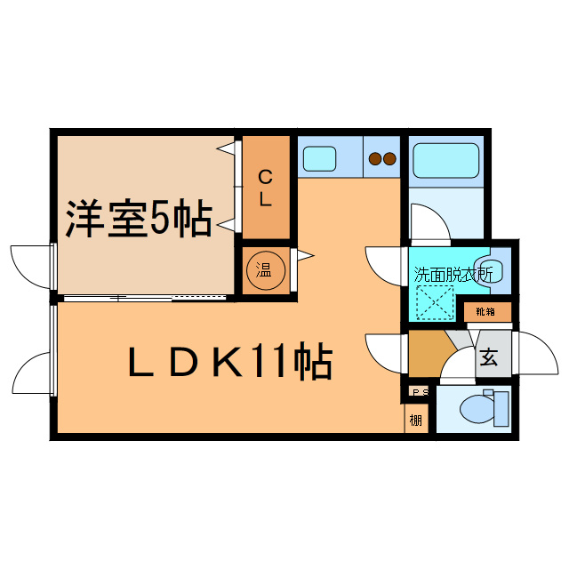 ラグ１６１Ｅの間取り