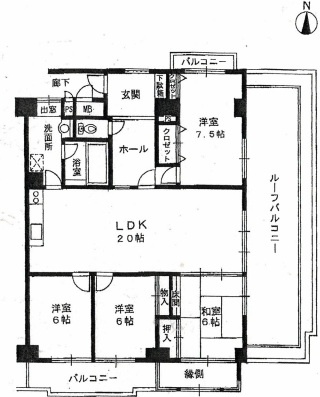 【間取り】 | 梅田シティヴィラアクトⅢ